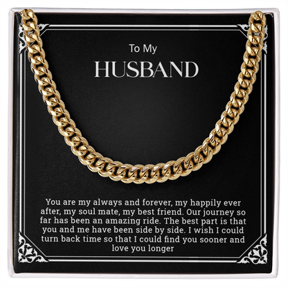 To My Husband | Cuban Link Chain