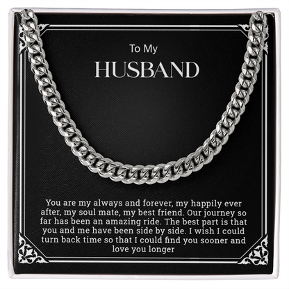 To My Husband | Cuban Link Chain