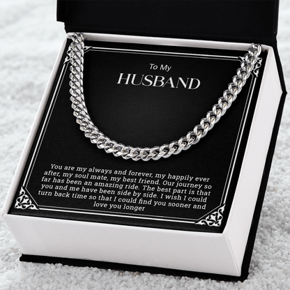 To My Husband | Cuban Link Chain